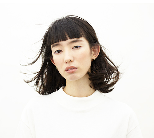 ミディアムヘアスタイル74