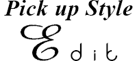 Pick up Style Edit