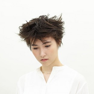 ショートヘアスタイル120